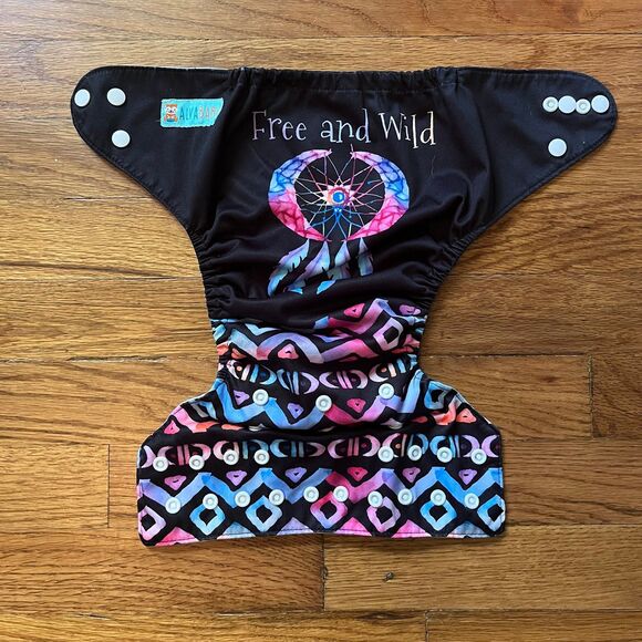 Alva Baby Cloth Diapers Pocket Diapers Set Of 4 - Picture 6 of 11